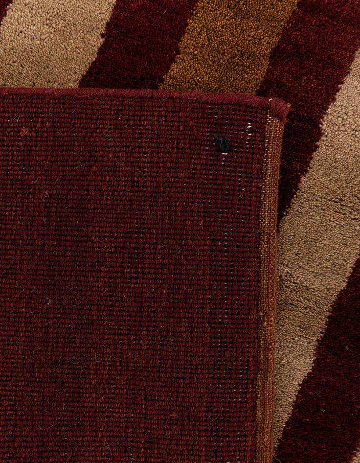 Detail image of  6' 7 x 9' 11  Hand Knotted Gabbeh Wool Rug