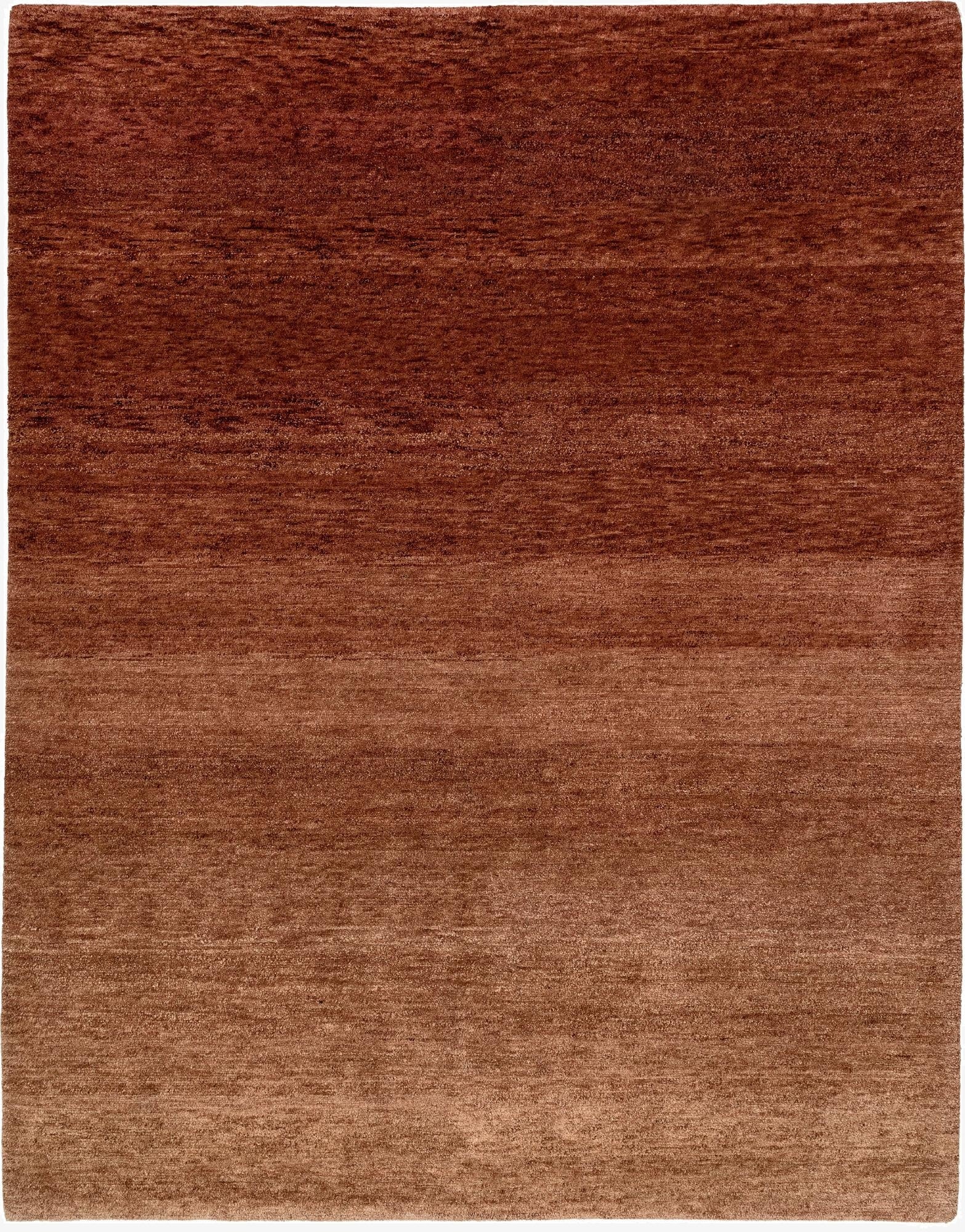  5' 2 x 6' 5  Hand Knotted Gabbeh Wool Rug