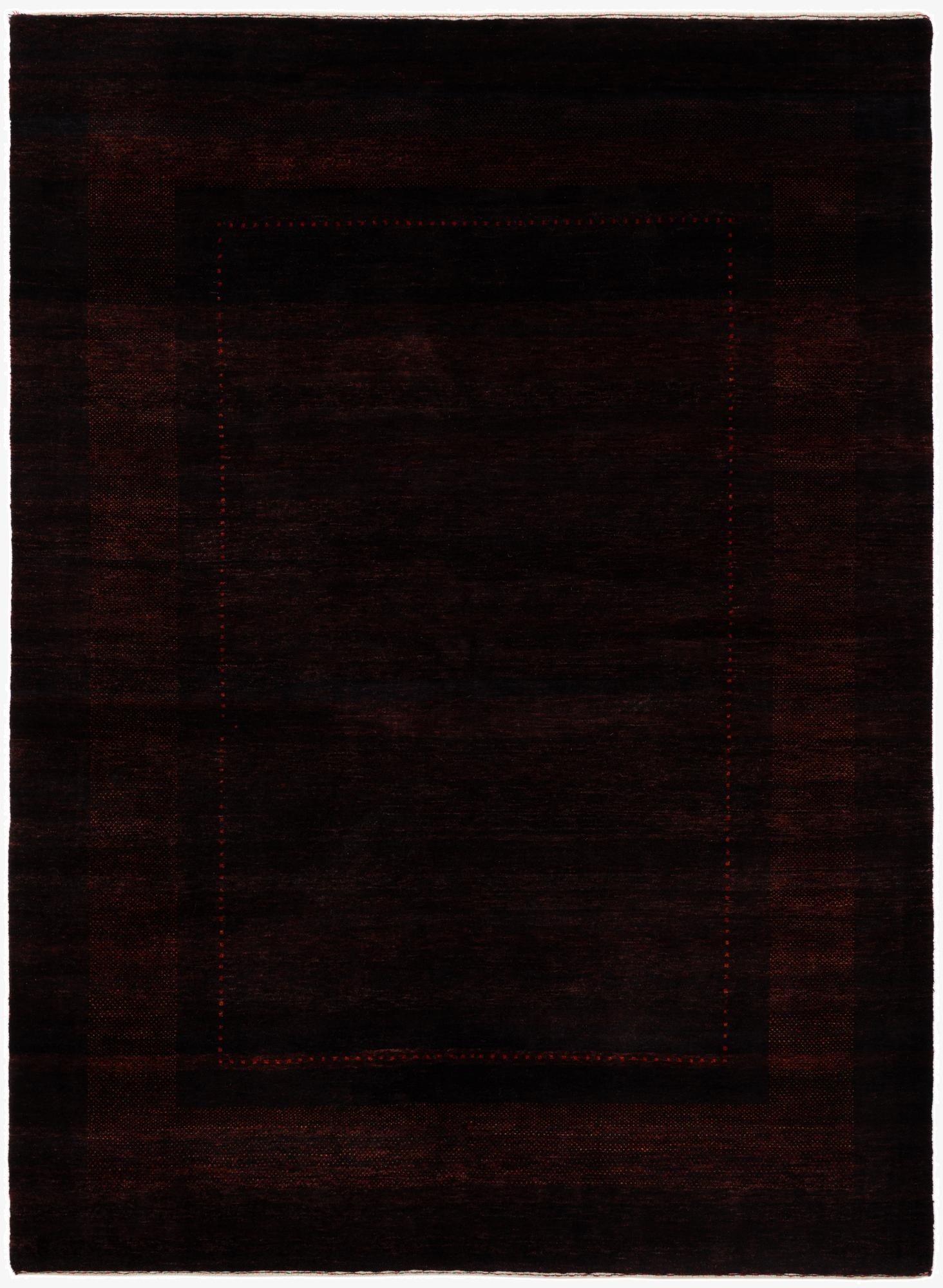  5' 10 x 8'  Hand Knotted Gabbeh Wool Rug