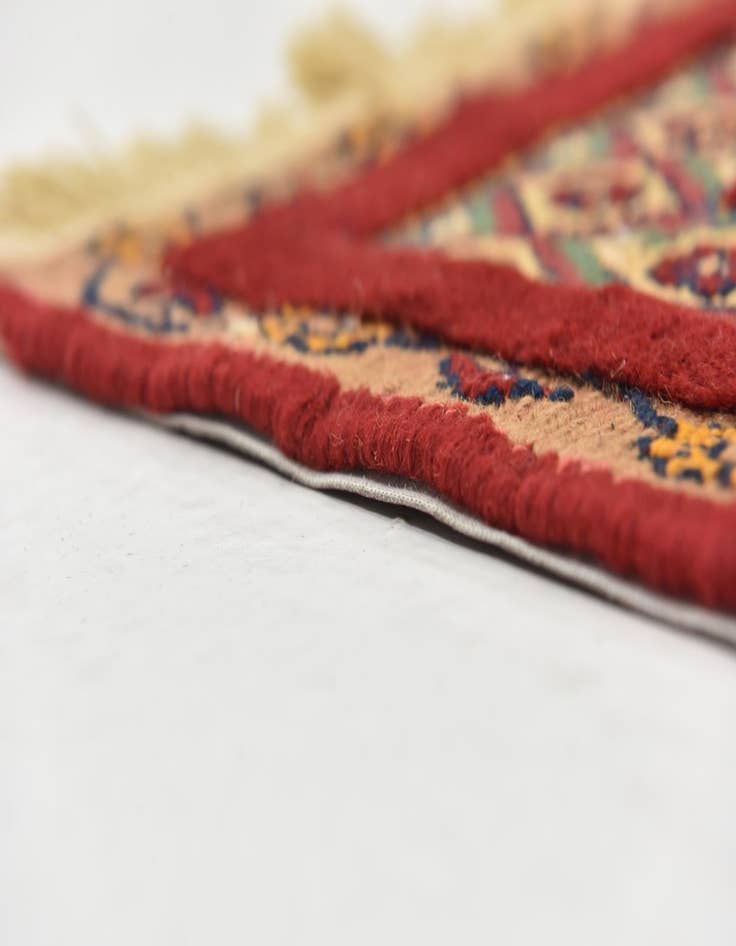 Detail image of  4' 4 x 6' 7  Hand Knotted Ghoochan Persian Wool Rug