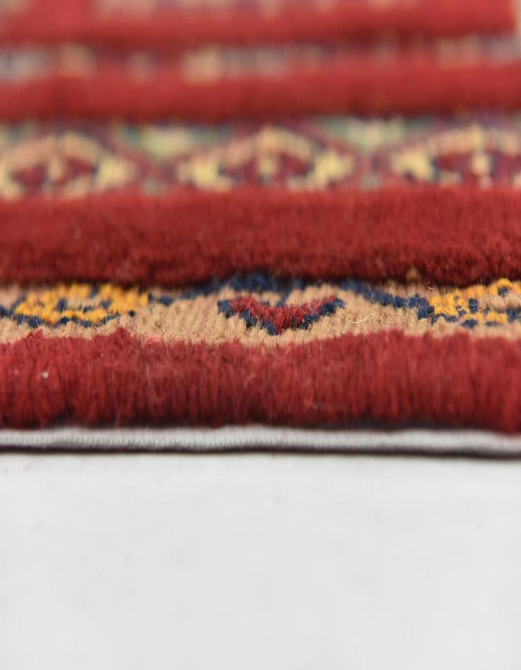 Detail image of  4' 4 x 6' 7  Hand Knotted Ghoochan Persian Wool Rug