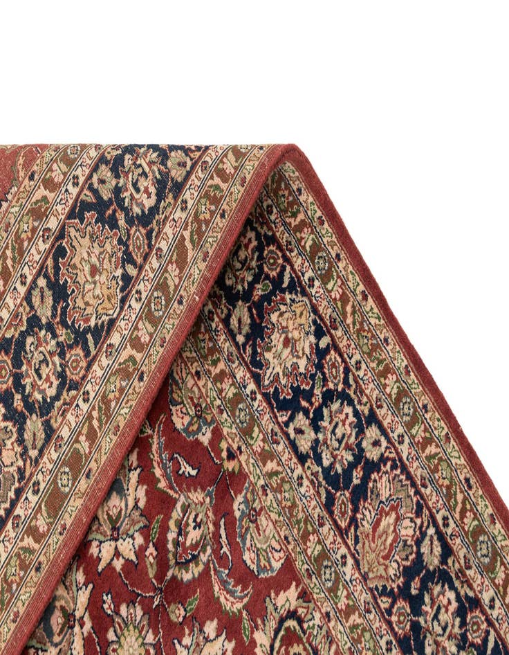 Detail image of  6' 5 x 9' 8  Hand Knotted Isfahan Oriental Wool Rug