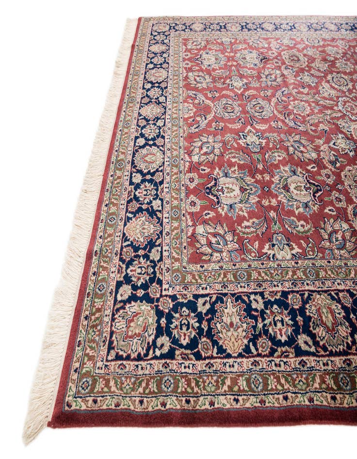 Detail image of  6' 7 x 9' 10  Hand Knotted Isfahan Oriental Wool Rug