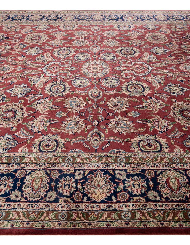 Detail image of  6' 7 x 9' 10  Hand Knotted Isfahan Oriental Wool Rug