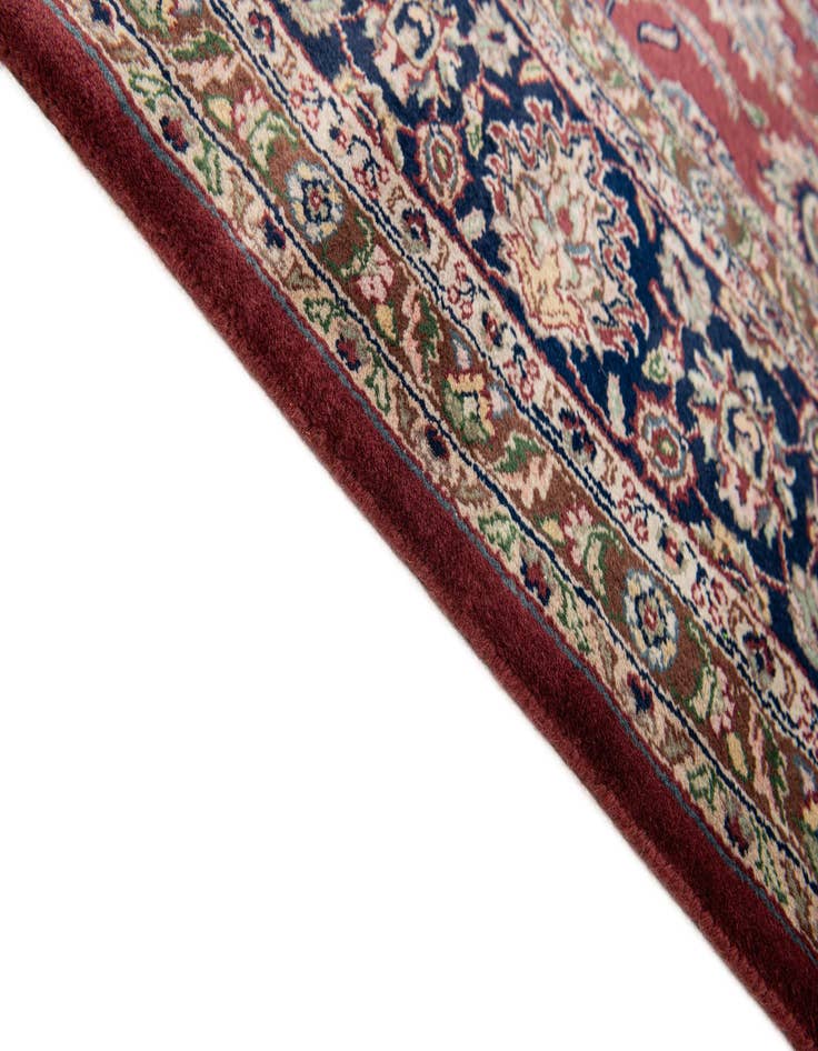 Detail image of  6' 7 x 9' 10  Hand Knotted Isfahan Oriental Wool Rug