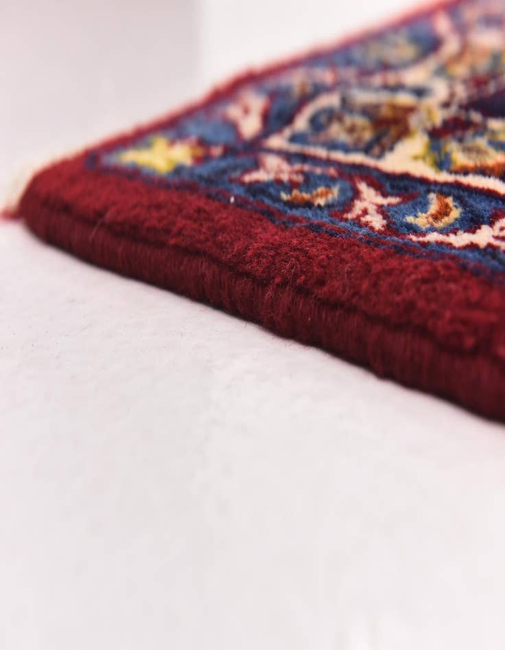 Detail image of  9' 6 x 13' 2  Hand Knotted Isfahan Persian Wool Rug