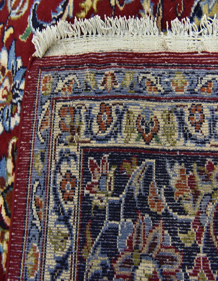 Detail image of  9' 9 x 13' 3  Hand Knotted Isfahan Persian Wool Rug