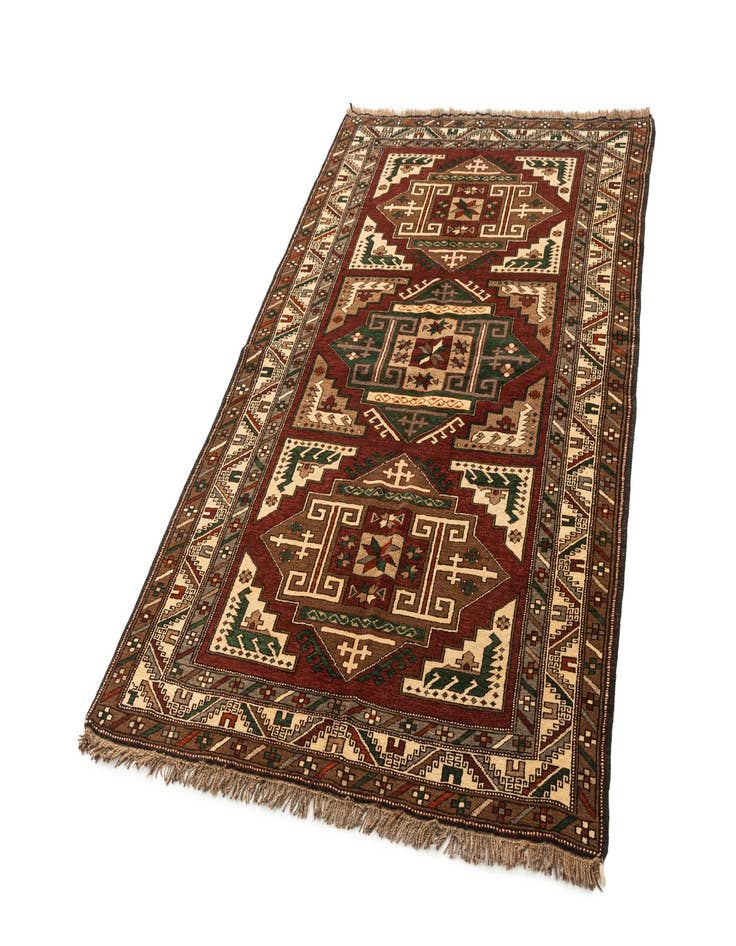 Detail image of  4' 9 x 7' 8  Hand Knotted Kars Wool Rug