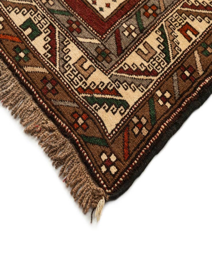 Detail image of  4' 9 x 7' 8  Hand Knotted Kars Wool Rug