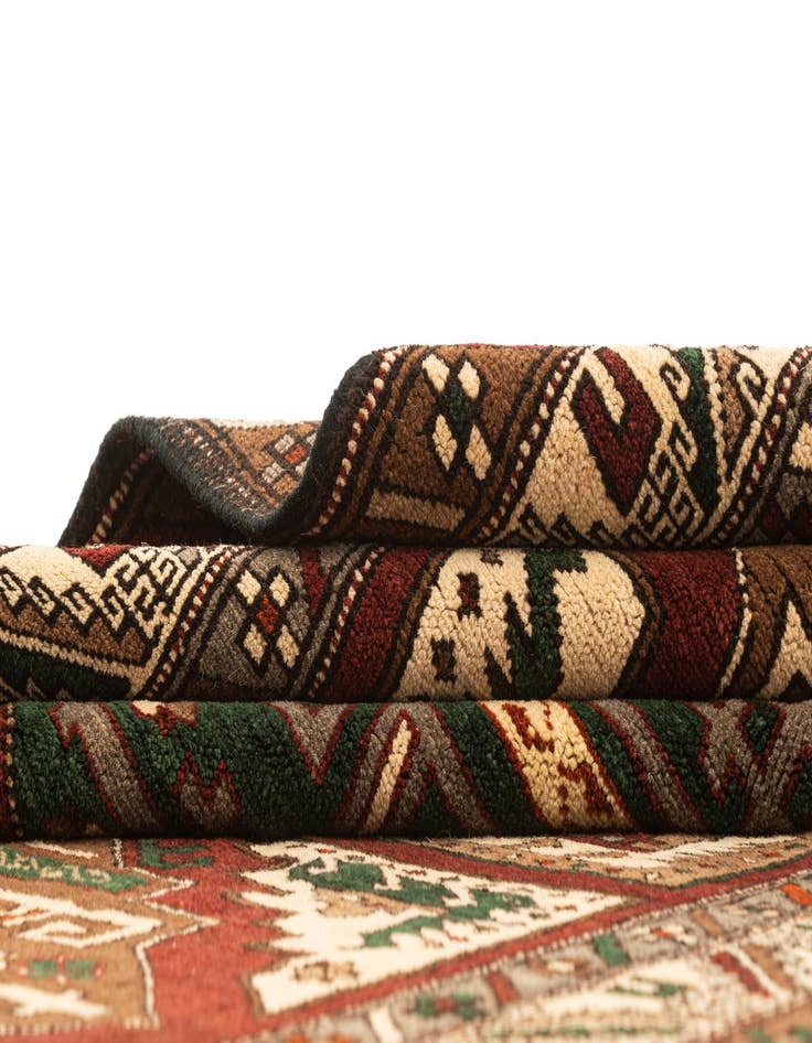 Detail image of  4' 9 x 7' 8  Hand Knotted Kars Wool Rug