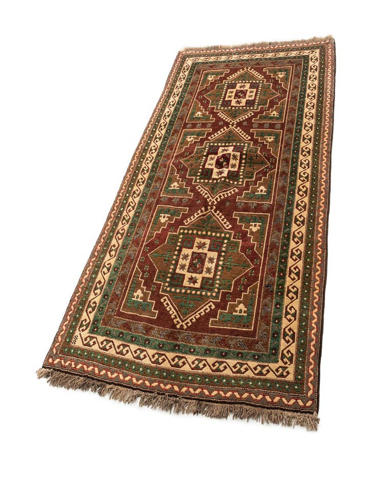 Detail image of  5' x 8' 5  Hand Knotted Kars Wool Rug