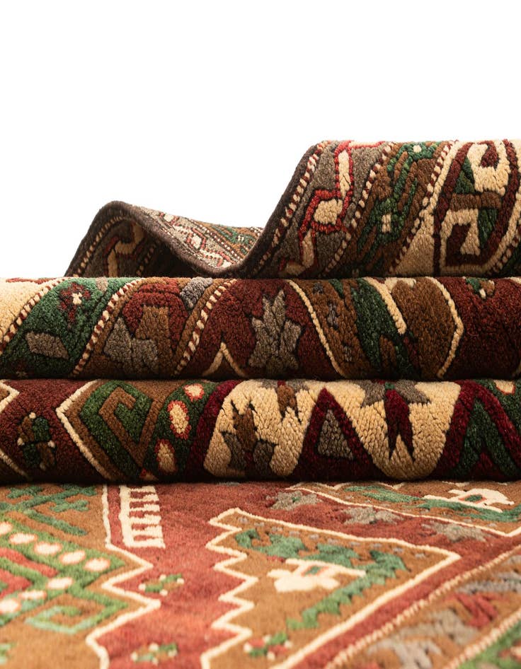 Detail image of  5' x 8' 5  Hand Knotted Kars Wool Rug