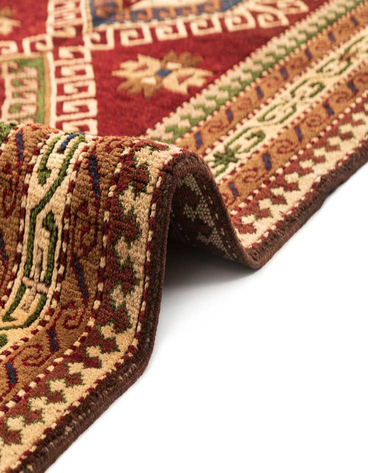 Detail image of  4' 1 x 6' 3  Hand Knotted Kars Wool Rug