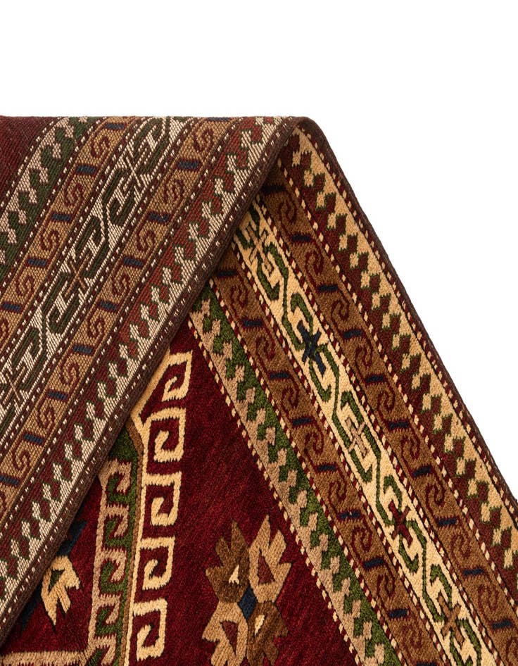 Detail image of  4' 1 x 6' 3  Hand Knotted Kars Wool Rug