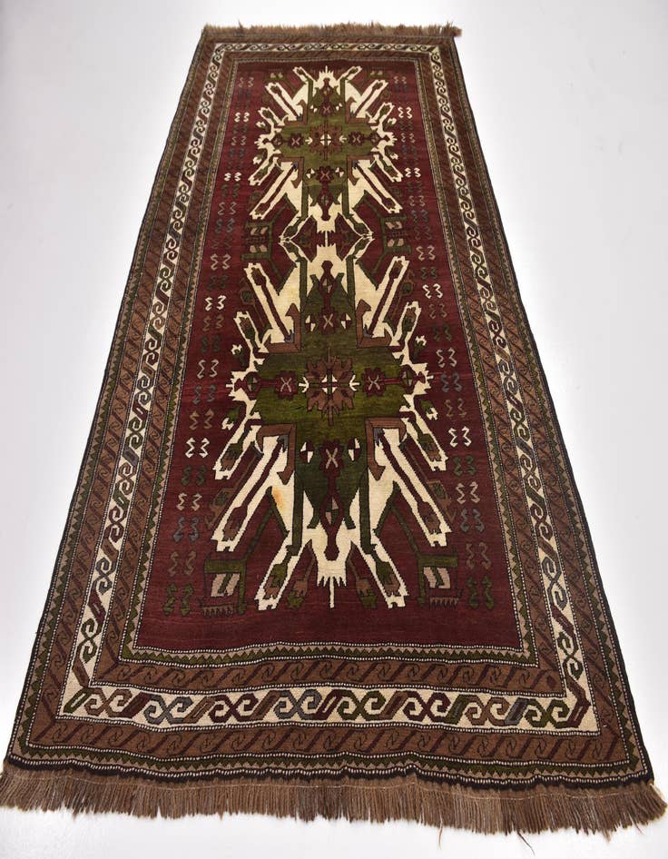 Detail image of 5' 10 x 9' 5 Hand Knotted Kars Wool Rug