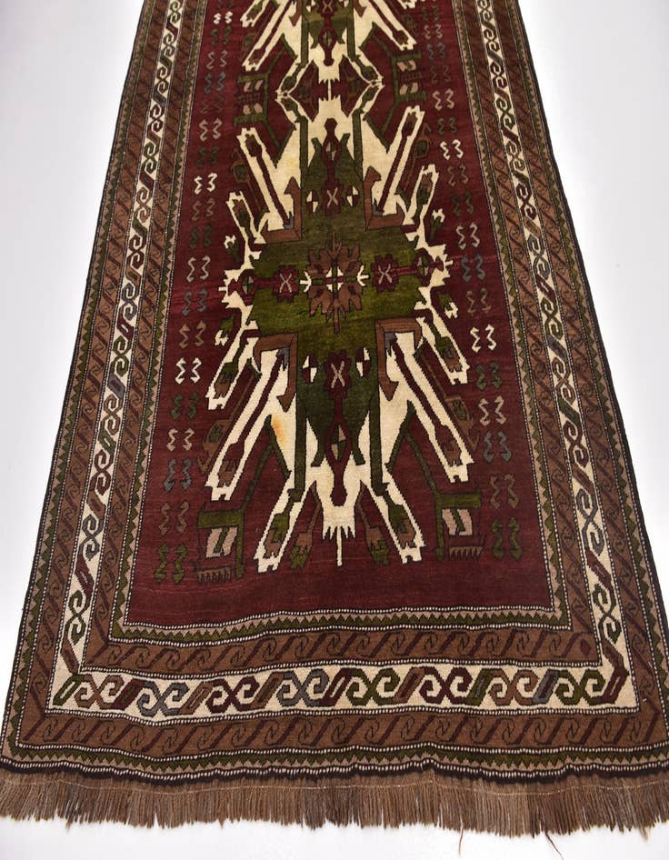 Detail image of 5' 10 x 9' 5 Hand Knotted Kars Wool Rug