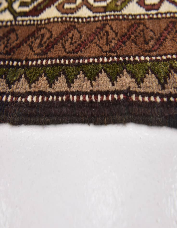 Detail image of 5' 10 x 9' 5 Hand Knotted Kars Wool Rug