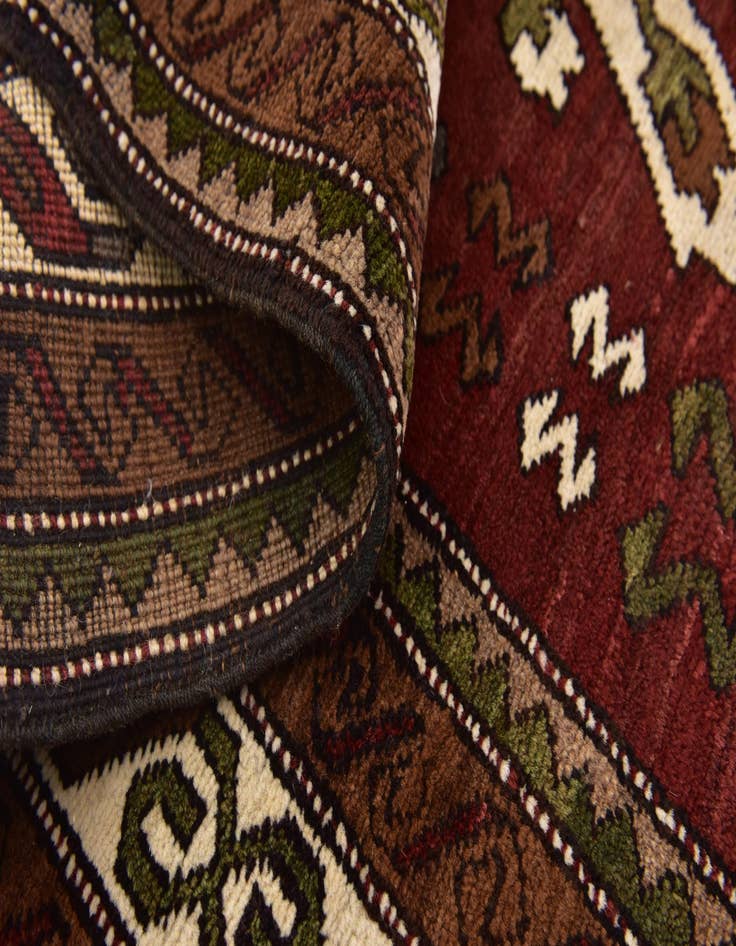 Detail image of 5' 10 x 9' 5 Hand Knotted Kars Wool Rug