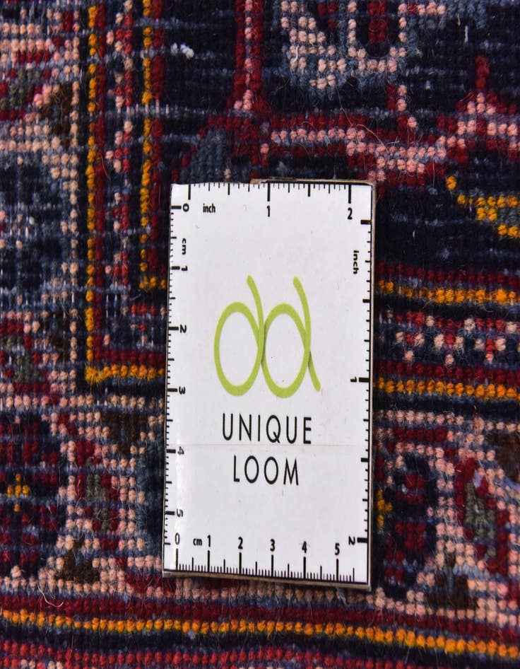 Detail image of  8' 2 x 10' 10  Hand Knotted Kashan Persian Wool Rug