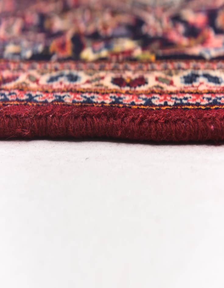 Detail image of  8' 2 x 10' 10  Hand Knotted Kashan Persian Wool Rug