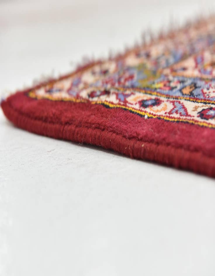 Detail image of  10' 2 x 13'  Hand Knotted Kashan Persian Wool Rug