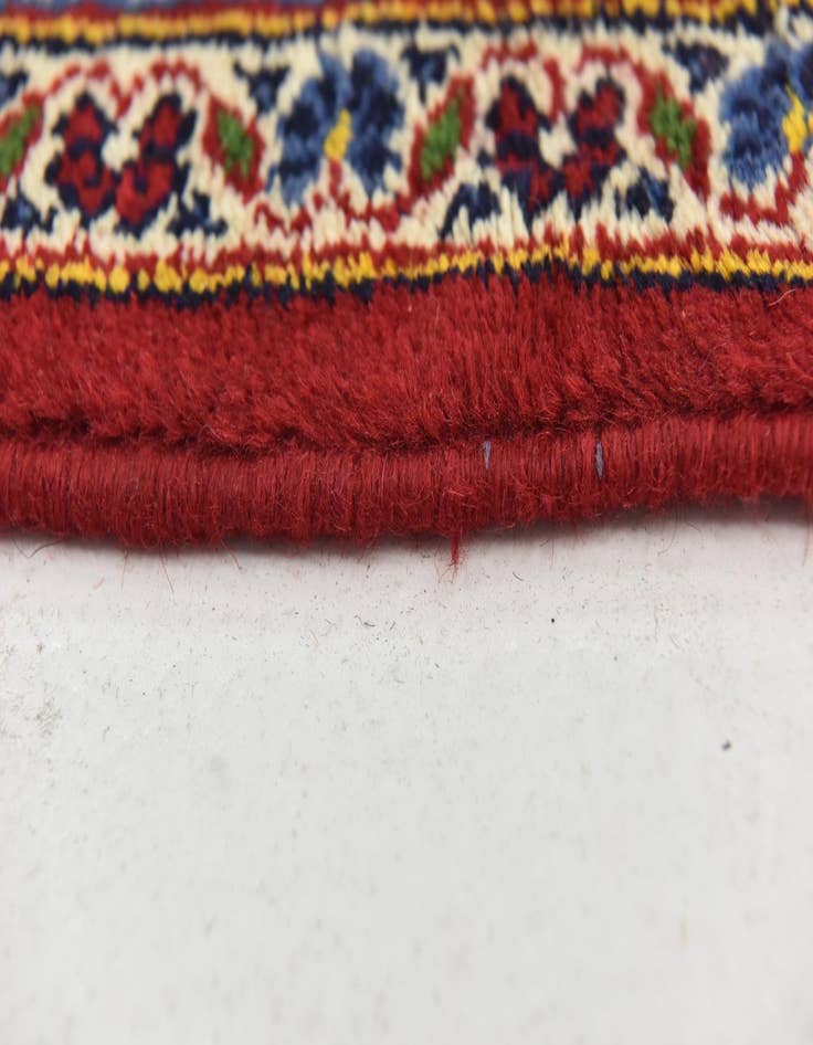 Detail image of  9' 9 x 13' 5  Hand Knotted Kashan Persian Wool Rug