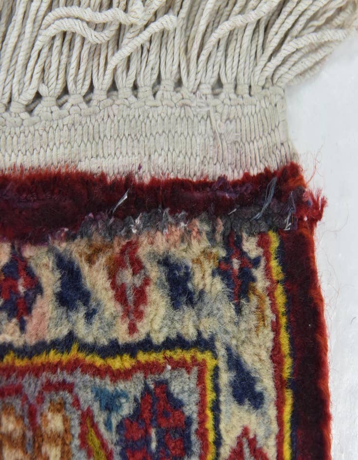 Detail image of  9' 2 x 13' 5  Hand Knotted Kashan Persian Wool Rug