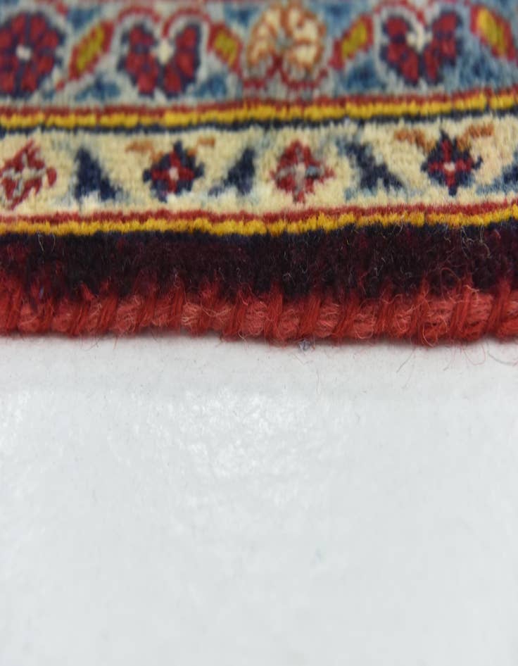 Detail image of  9' 2 x 13' 5  Hand Knotted Kashan Persian Wool Rug