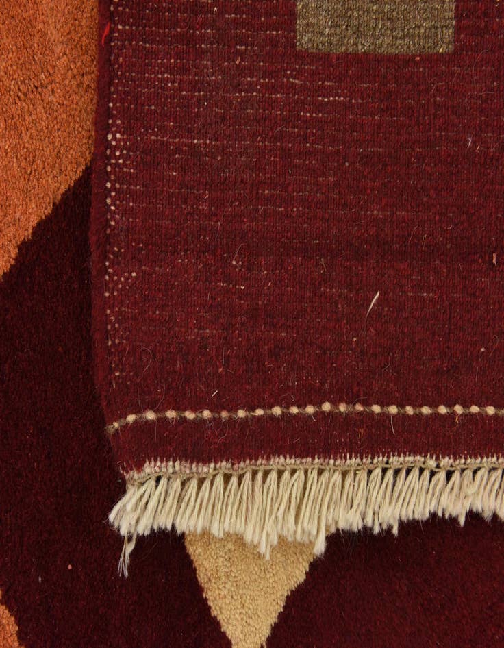 Detail image of  3' 4 x 5' 1  Hand Knotted Kashkuli Gabbeh Persian Wool Rug