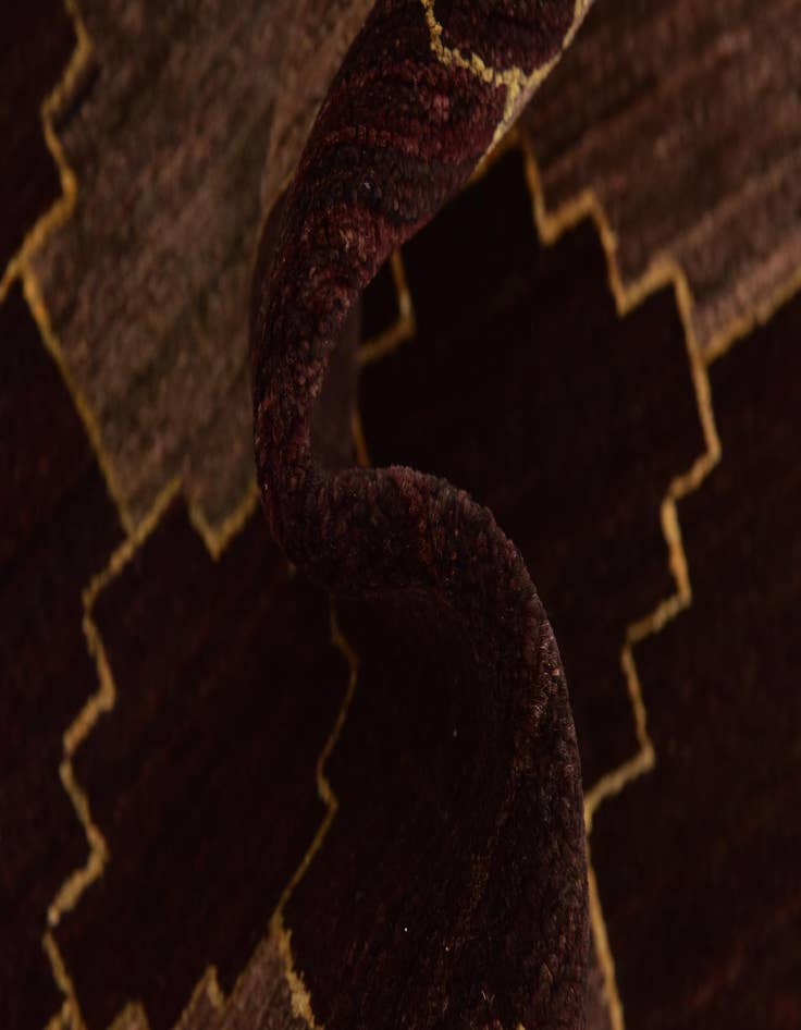 Detail image of  6' x 9'  Hand Knotted Kashkuli Gabbeh Wool Rug