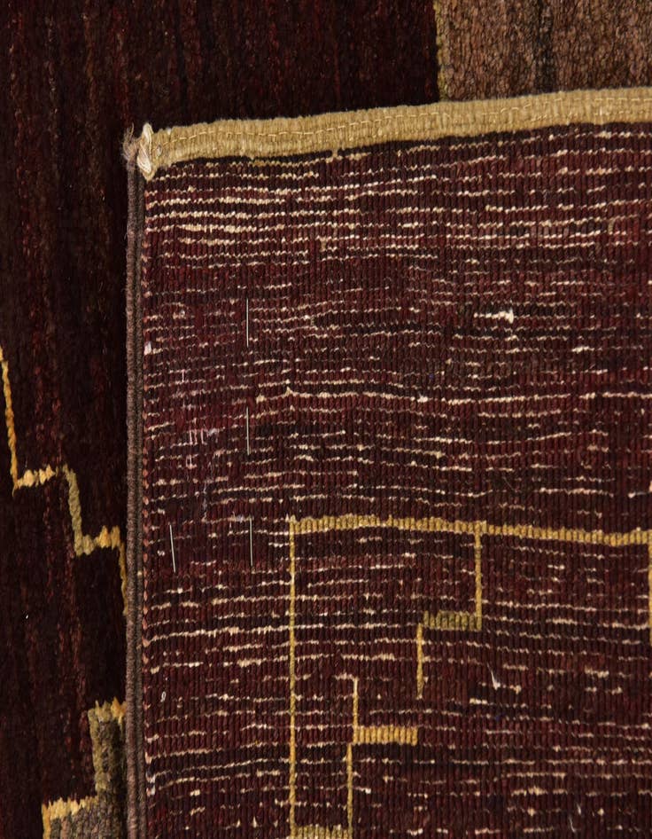 Detail image of  6' x 9'  Hand Knotted Kashkuli Gabbeh Wool Rug