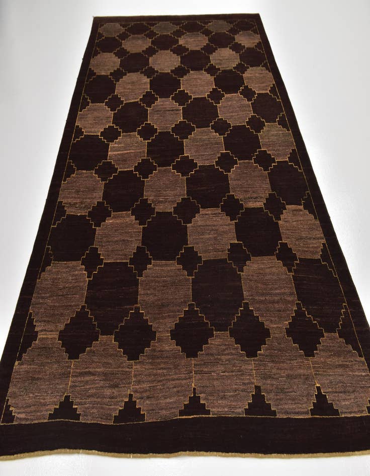 Detail image of  6' x 9'  Hand Knotted Kashkuli Gabbeh Wool Rug