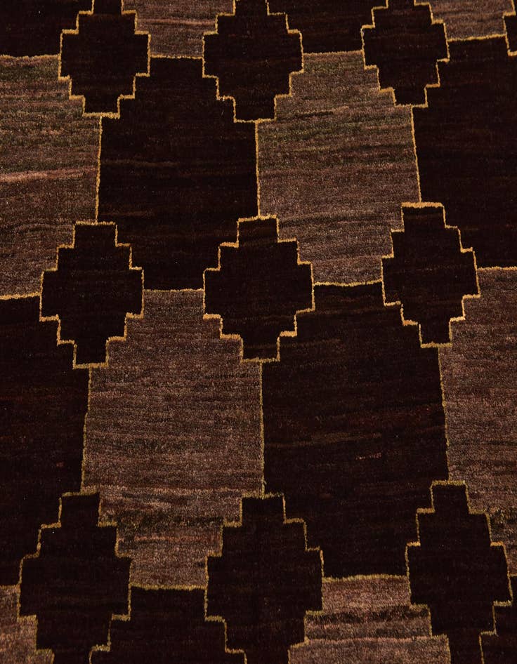Detail image of  6' x 9'  Hand Knotted Kashkuli Gabbeh Wool Rug
