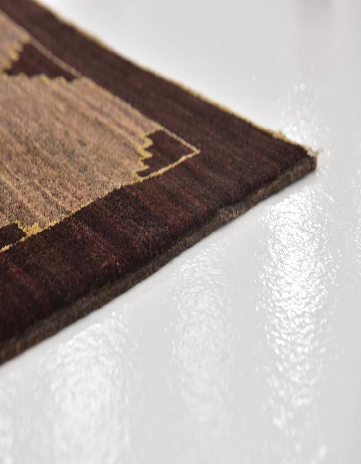 Detail image of  6' x 9'  Hand Knotted Kashkuli Gabbeh Wool Rug