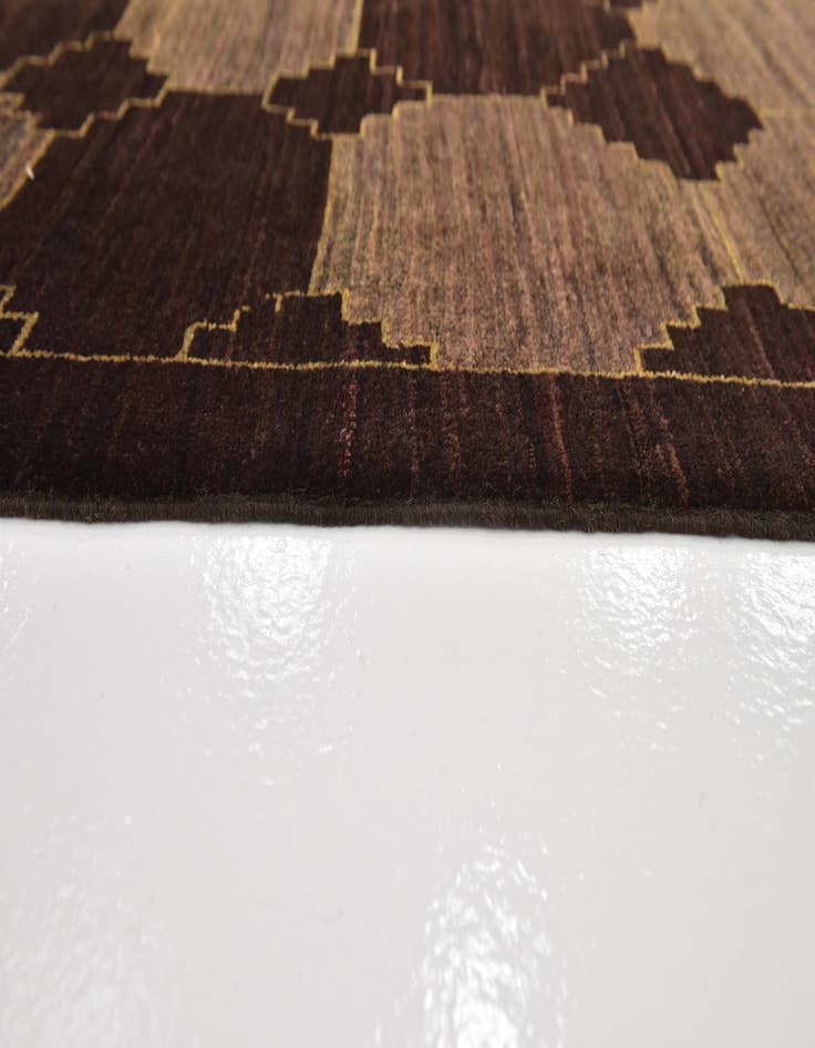 Detail image of  6' x 9'  Hand Knotted Kashkuli Gabbeh Wool Rug