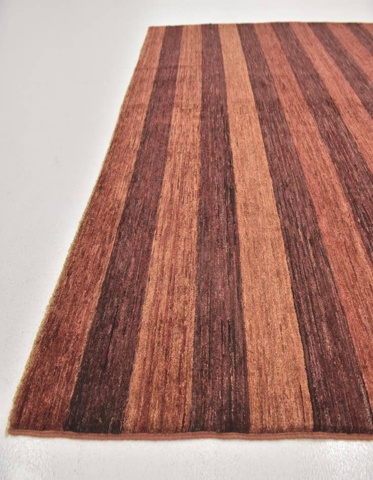 Detail image of  6' 8 x 9' 4  Hand Knotted Kashkuli Gabbeh Wool Rug