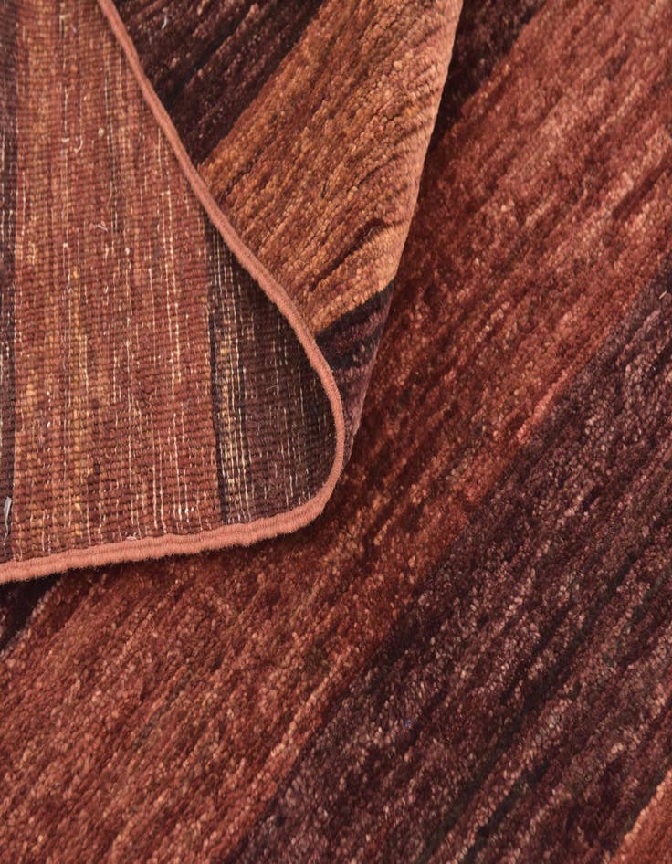 Detail image of  6' 8 x 9' 4  Hand Knotted Kashkuli Gabbeh Wool Rug