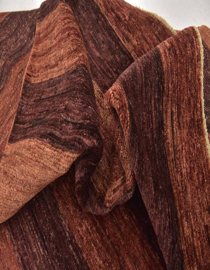 Detail image of  6' 8 x 9' 4  Hand Knotted Kashkuli Gabbeh Wool Rug