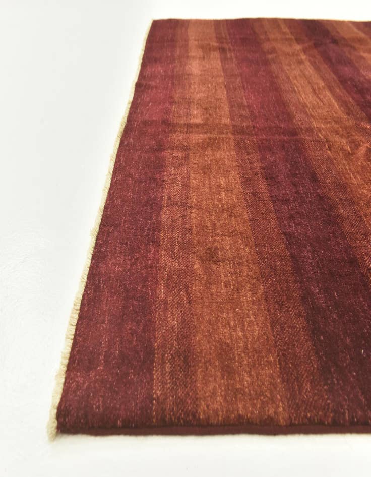 Detail image of  6' 7 x 9' 4  Hand Knotted Kashkuli Gabbeh Wool Rug