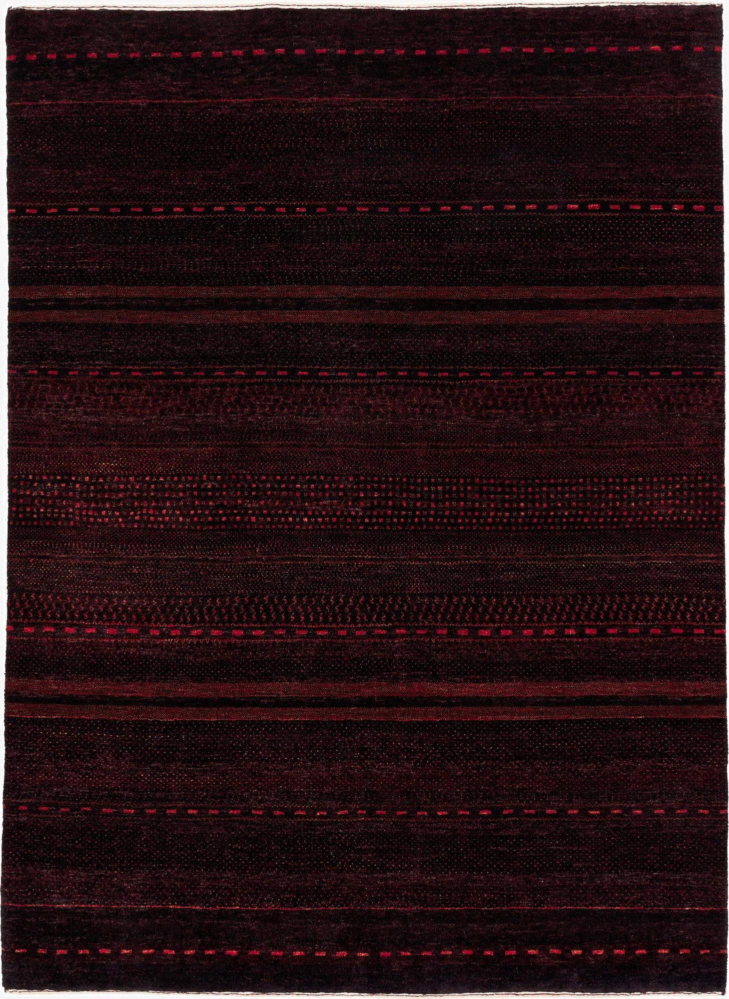  5' x 6' 10  Hand Knotted Kashkuli Gabbeh Oriental Wool Rug