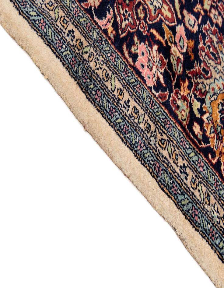 Detail image of  9' 2 x 12' 6  Hand Knotted Kashmir Oriental Wool Rug