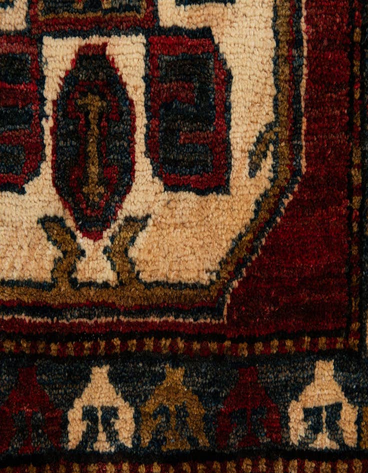 Detail image of  4' 11 x 6' 8  Hand Knotted Kazak Wool Rug