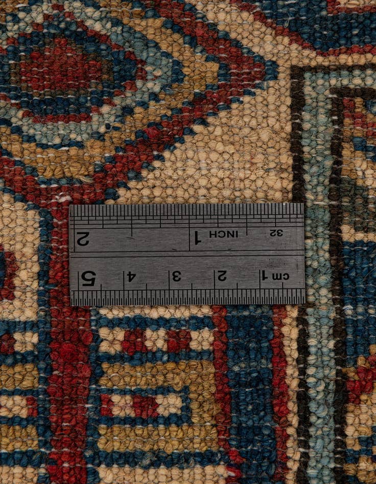 Detail image of  5' x 7' 5  Hand Knotted Kazak Wool Rug