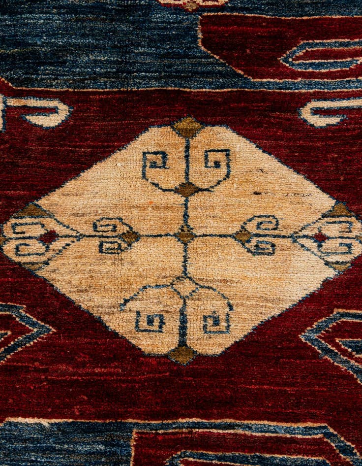 Detail image of  5' x 7' 5  Hand Knotted Kazak Wool Rug