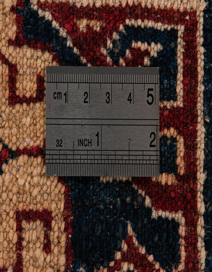Detail image of  4' 1 x 6' 9  Hand Knotted Kazak Wool Rug