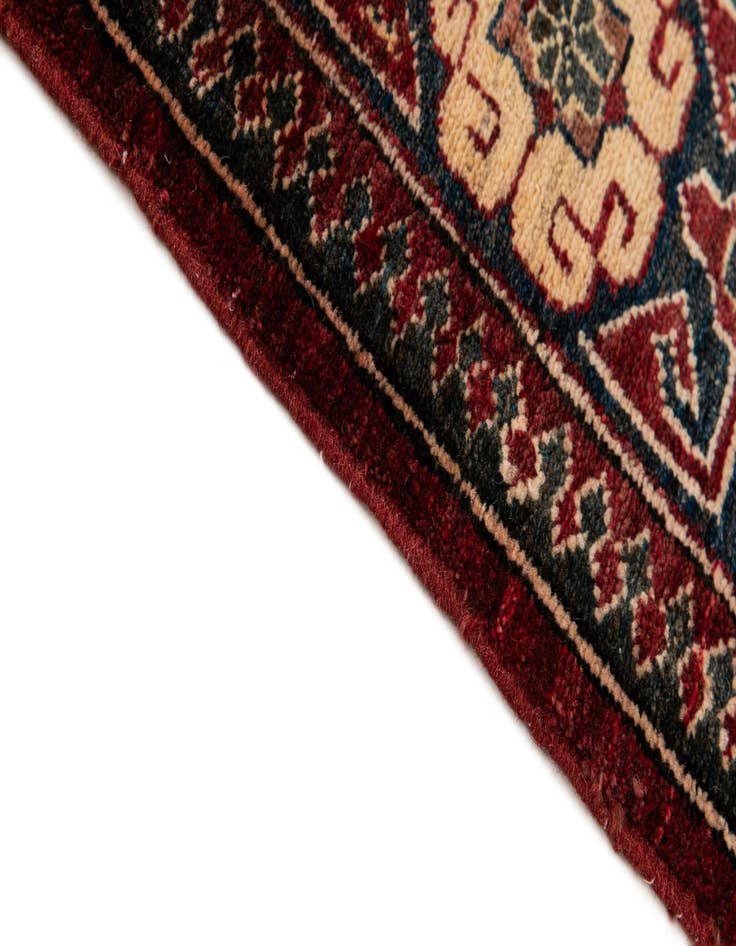 Detail image of  4' 1 x 6' 9  Hand Knotted Kazak Wool Rug