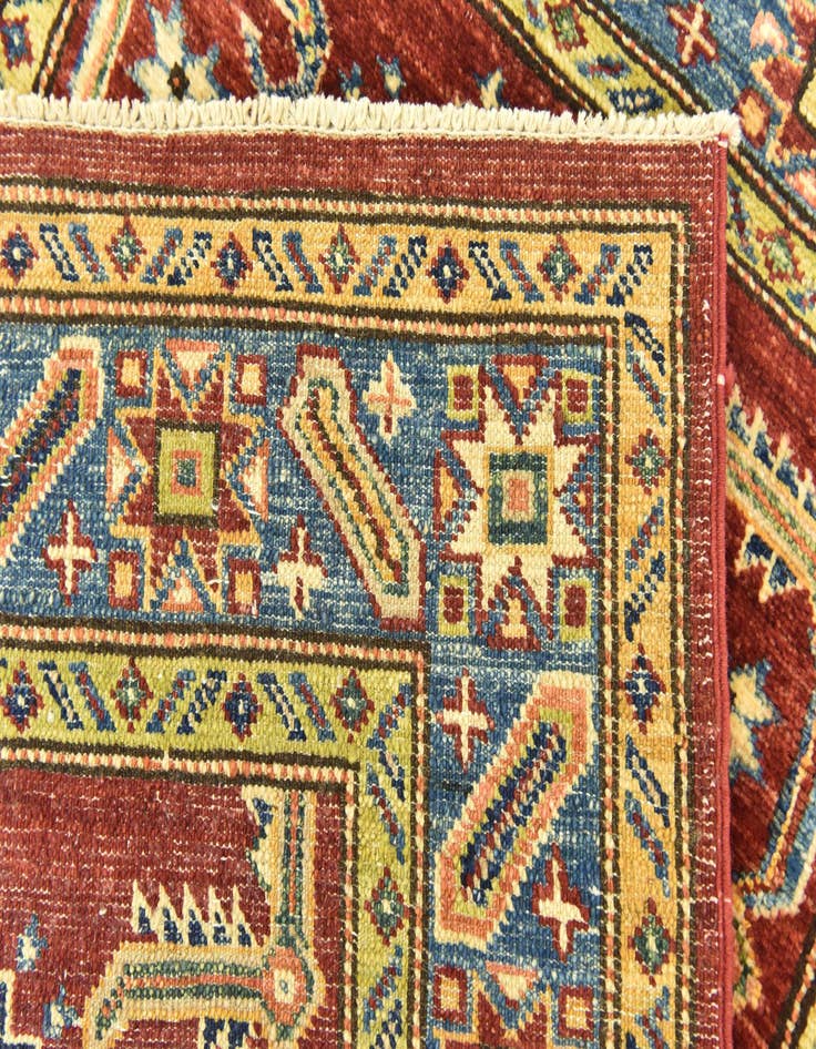 Detail image of  2' 8 x 4' 2  Hand Knotted Kazak Oriental Rug