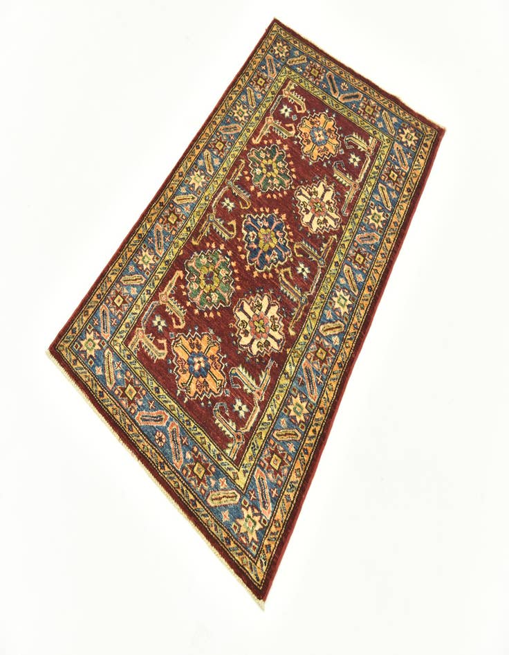 Detail image of  2' 8 x 4' 2  Hand Knotted Kazak Oriental Rug