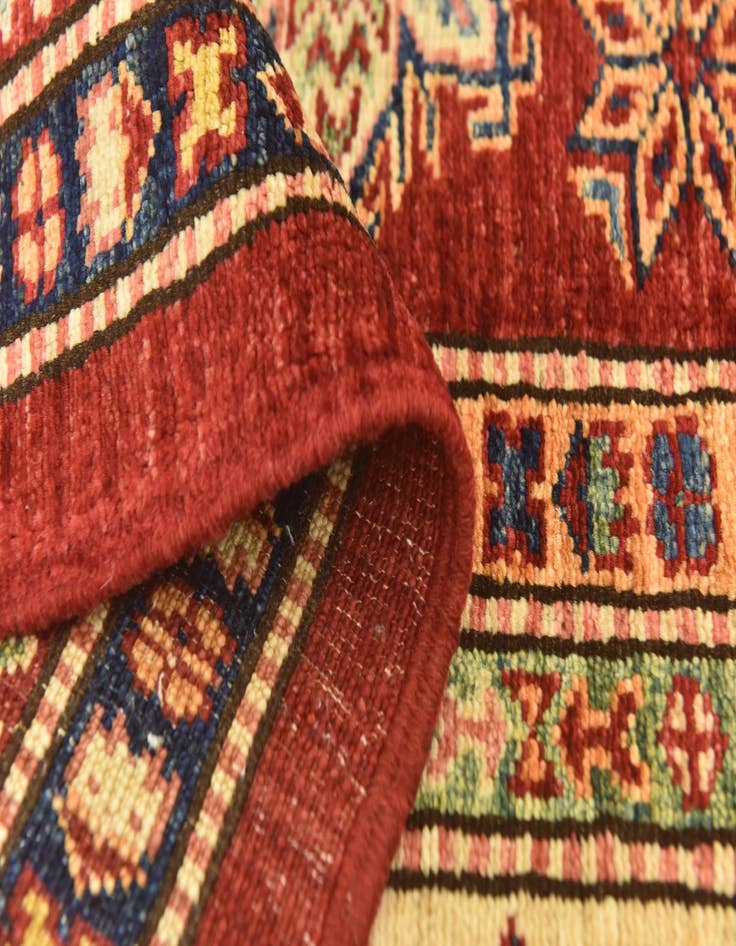 Detail image of  5' 8 x 7' 8  Hand Knotted Kazak Oriental Rug