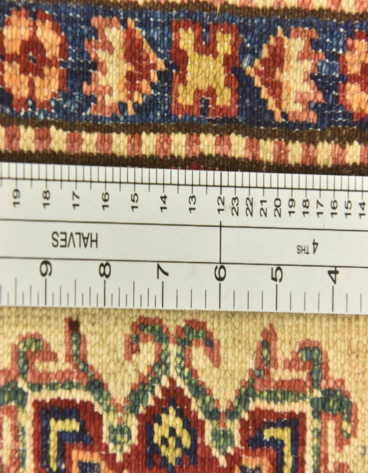 Detail image of  5' 8 x 7' 8  Hand Knotted Kazak Oriental Rug